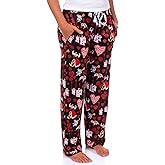 Alice In Wonderland Pjs Womens Queen Of Hearts All Over Print Pajama Pants