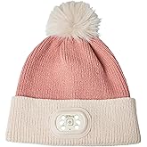 HEAD LIGHTZ Headlightz by Roq Innovation - POM POM Beanie with Light, Unisex LED Beanie Hat with Light Built in, Rechargeable