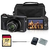 Canon PowerShot G7 X Mark III Digital Camera | 20.1MP 1-Inch Sensor, 4.2X Optical Zoom, 4K UHD Video, Wi-Fi & Bluetooth | Vlogging & Travel Camera with Bag and 64GB Card