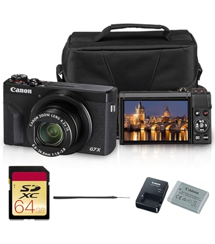 Amazon.com : Canon PowerShot G7 X Mark II Digital Camera (Black