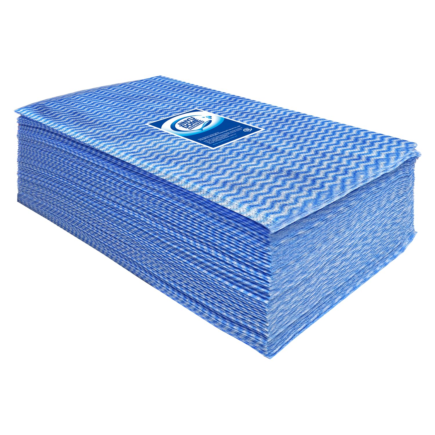 JINYU Reusable J Cloths, Kitchen Towels of Cloth, Kitchen Towels, Ideal For General Cleaning Around House, Blue Cleaning Cloths 60 Pcs