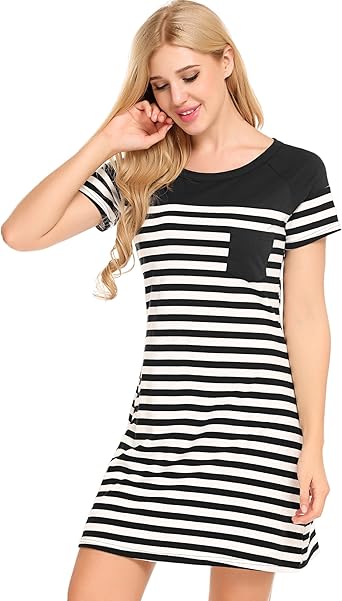 women's jersey shirt dress