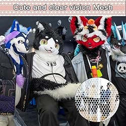 4 Pcs Fursuit Eye Mesh & 3 Pcs Eyes Mesh