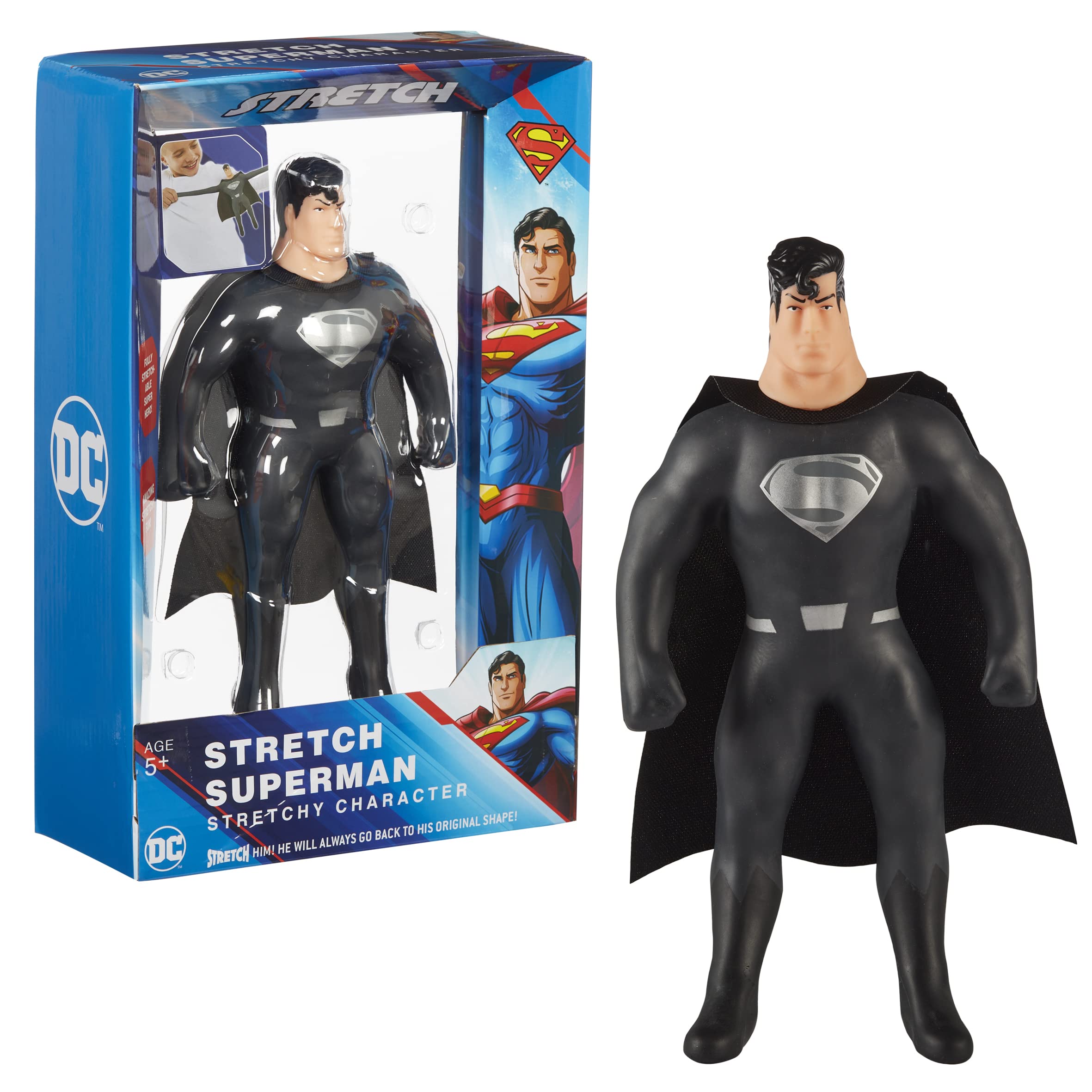 Stretch SUPERMAN LARGE TOY. AMAZING FUN. DC SUPERHERO TOY. BOYS PRESENT. SUPERHERO TOYS.