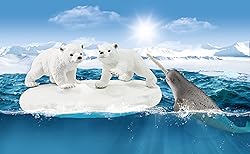 Schleich Wild Life Polar Playground 4-piece Playset