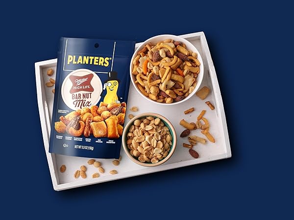 PLANTERS TRAIL MIX MILLER HIGH LIFE BAR NUT MIX, 5.5 OZ