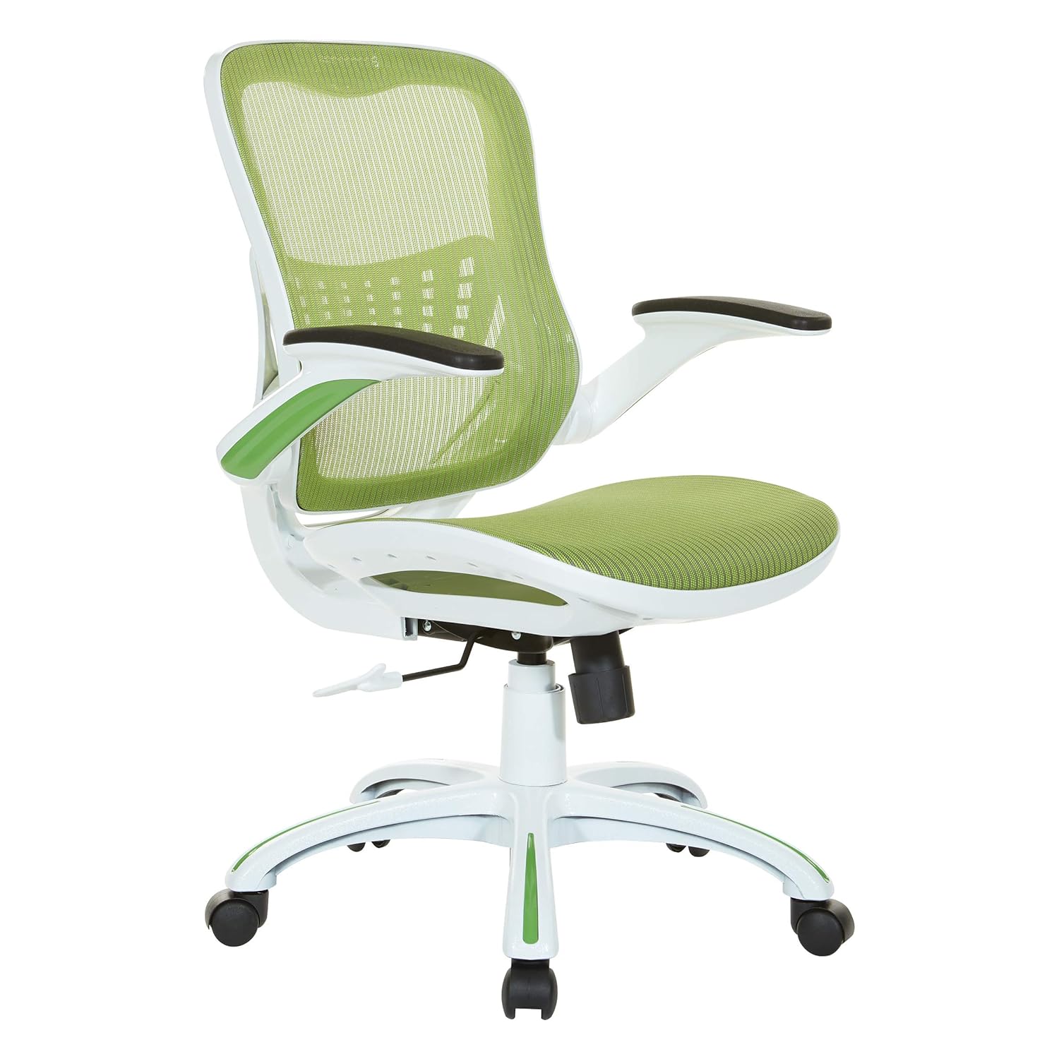 Office Star Mesh Seat and Back Riley Office Chair, Green