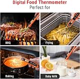 ThermoPro TP03H Meat Thermometer IPX6 Waterproof Foldable Probe LCD Backlight view 6