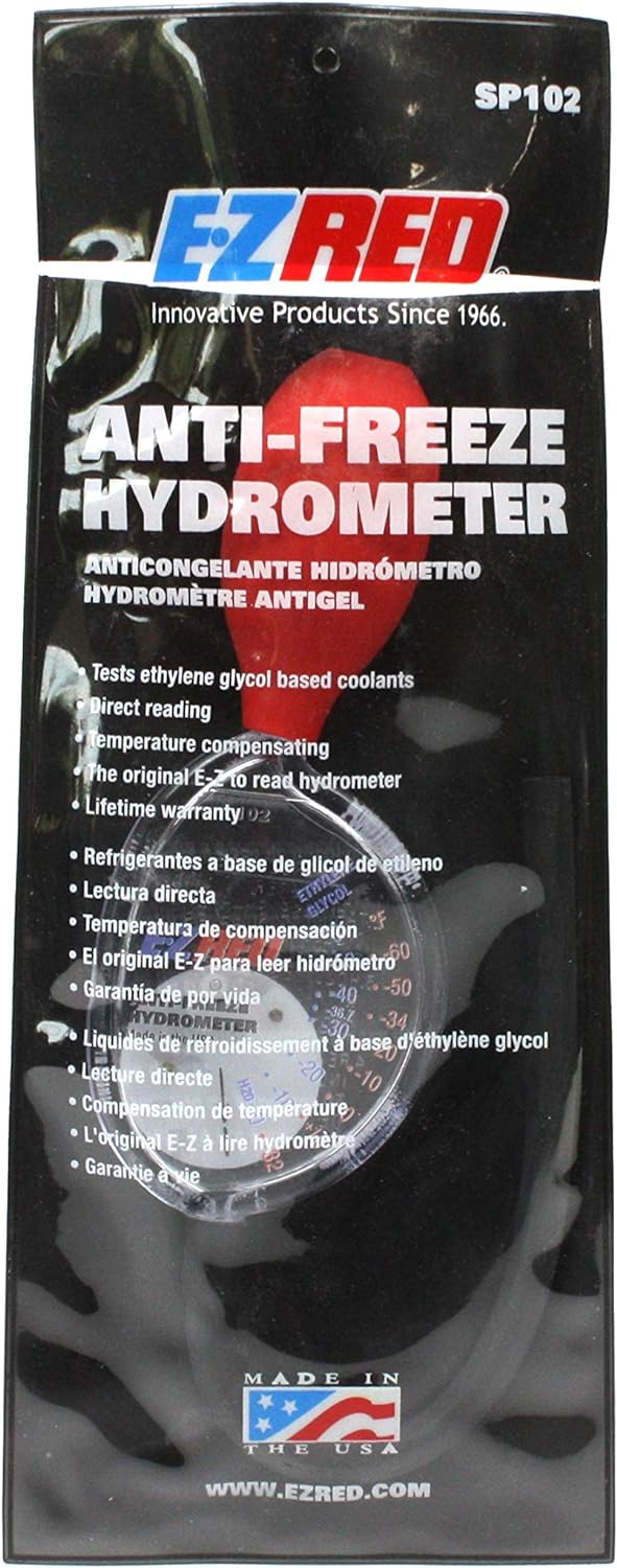 EZ Red S102 AntiFreeze Hydrometer Inspection & Test Plus