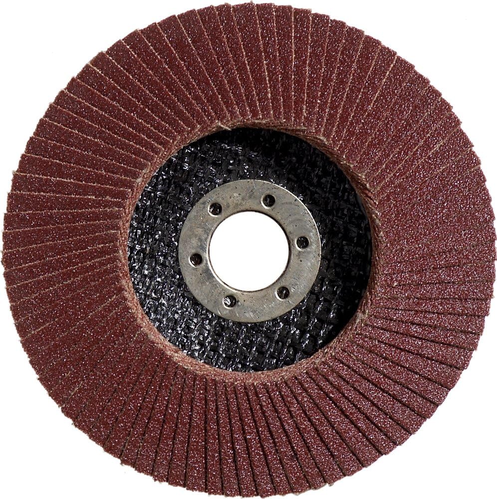 Bosch 2608603719 K120 Flap Disc for Metal 0 V, Black/Red, 125 mm