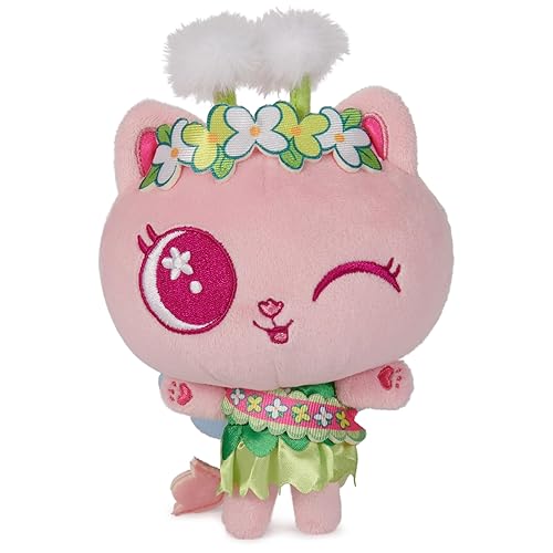 Gabby’s Dollhouse, Celebration Series 6-Inch Tall Kitty Fairy Plushies, Stuffed Animal Kids Toys for Girls & Boys Ages 3 and Up