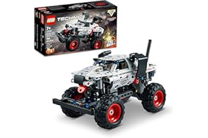 LEGO Technic Monster Jam Monster Mutt Dalmatian, 2in1 Pull Back Racing Toys, Birthday Gift Idea, DIY Building Toy, Monster Truck Toy for Kids, Boys and Girls Ages 7 and Up, 42150