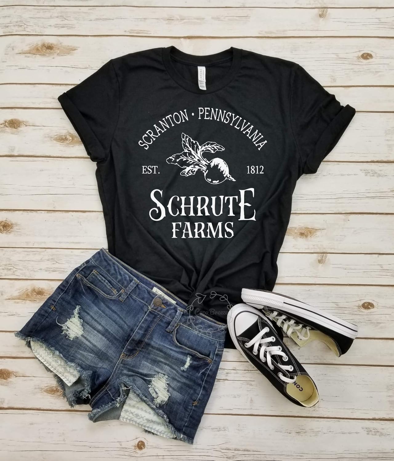 Amazon Com Schrute Farms White Unisex Tshirt Scranton Pennsylvania Est 1812 The Office Tv Show The Office Michael Scott Dwight Schrute Schute Handmade