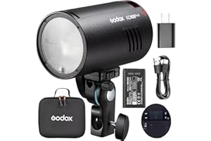 Godox AD100 Pro II Flash Strobe,HSS TTL Adjustable Zoom Pocket Camera Monolight 100Ws 5800K Bi-Color with 2.4G Wireless X Sys