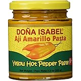 Doña Isabel Aji Amarillo Molido (Yellow Hot Pepper Paste) 7.5oz Single Bottle - Product of Peru