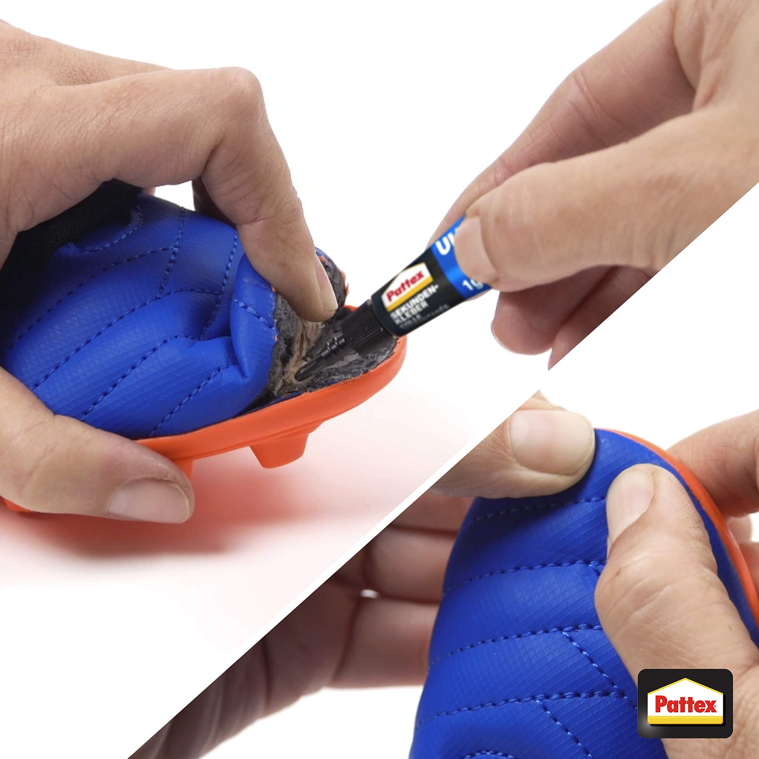 Pattex Sekundenkleber Ultra Gel Mini Trio, extra starker & flexibler Superkleber in 3 Tuben, Sekundenkleber Gel für z. B. Gummi, Leder, Holz, 3x 1 g Tube, 9H PSMG3 7