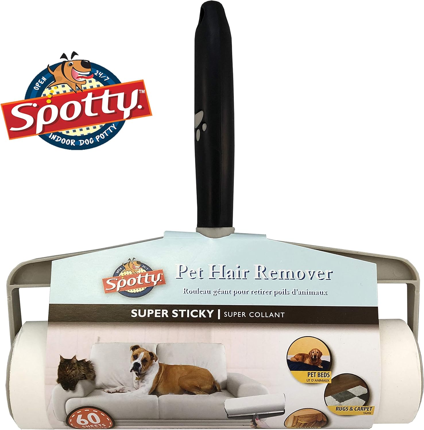Spotty Supersize Lint Roller for Pet Hair Amazon.ca Pet Supplies