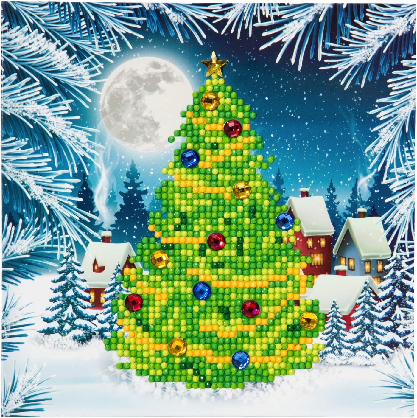 CRYSTAL ART Crystal Card Kits 18x18cm, Mulitcolor, 18x18 Amazon.de