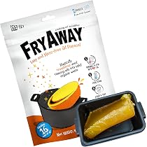 FryAway Super Fry - Polvo Solidificador De Aceite De Cocina, 100% A Base De Plantas, 1 Cuchara = 1 Taza De Aceite (20 Usos Por Paquete, 20 Tazas/5 Litros
