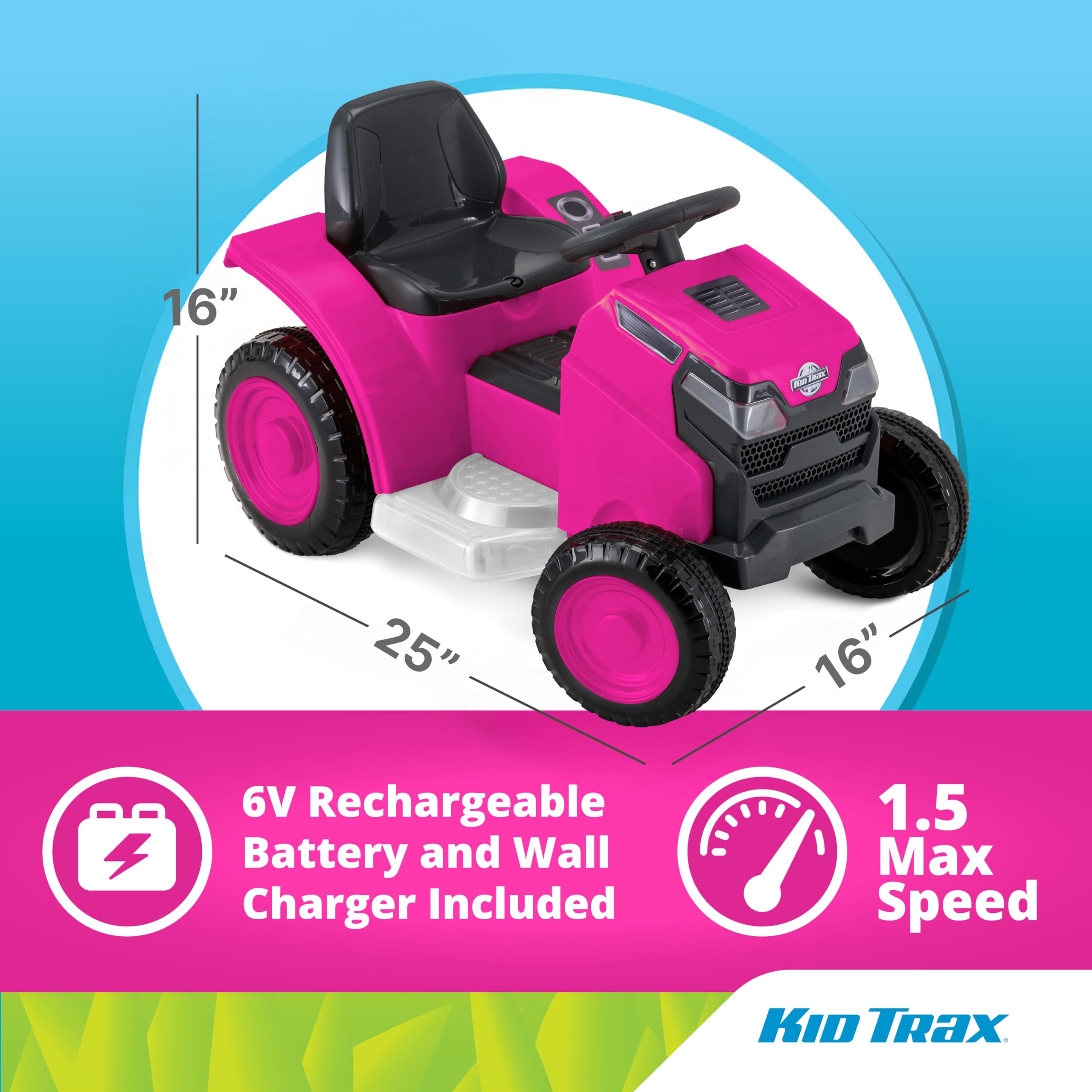 Kid Trax 6V Mow And Go Lawn Mower Image 5