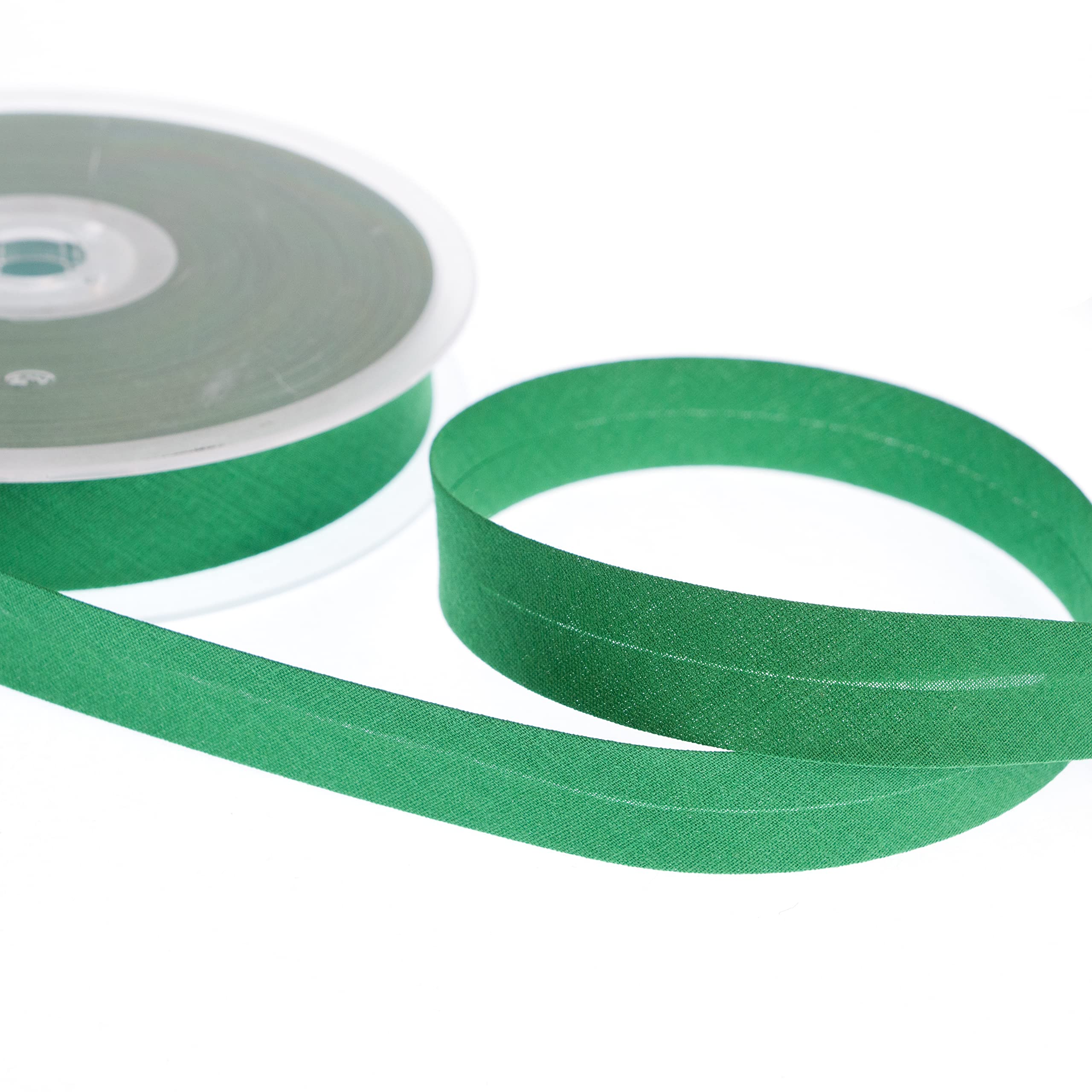 Realm Bias Binding Centre Fold Polycotton 18mm/30mm 5 Metres (Emerald, 18mm)