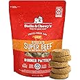 Stella & Chewy's Freeze-Dried Raw Dinner Patties - Beef Recipe - High Protein Grain-Free Puppy & Dog Food - Perfect For Picky Eaters - 25 oz