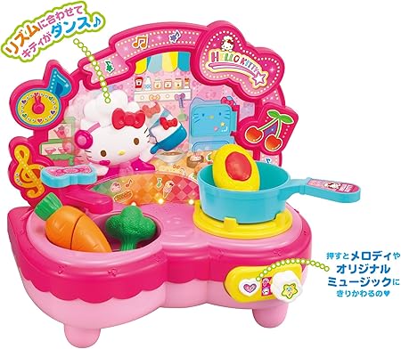 Amazon ハローキティ りょうりもリズムもつくっちゃお リズムでキッチン セット おもちゃ
