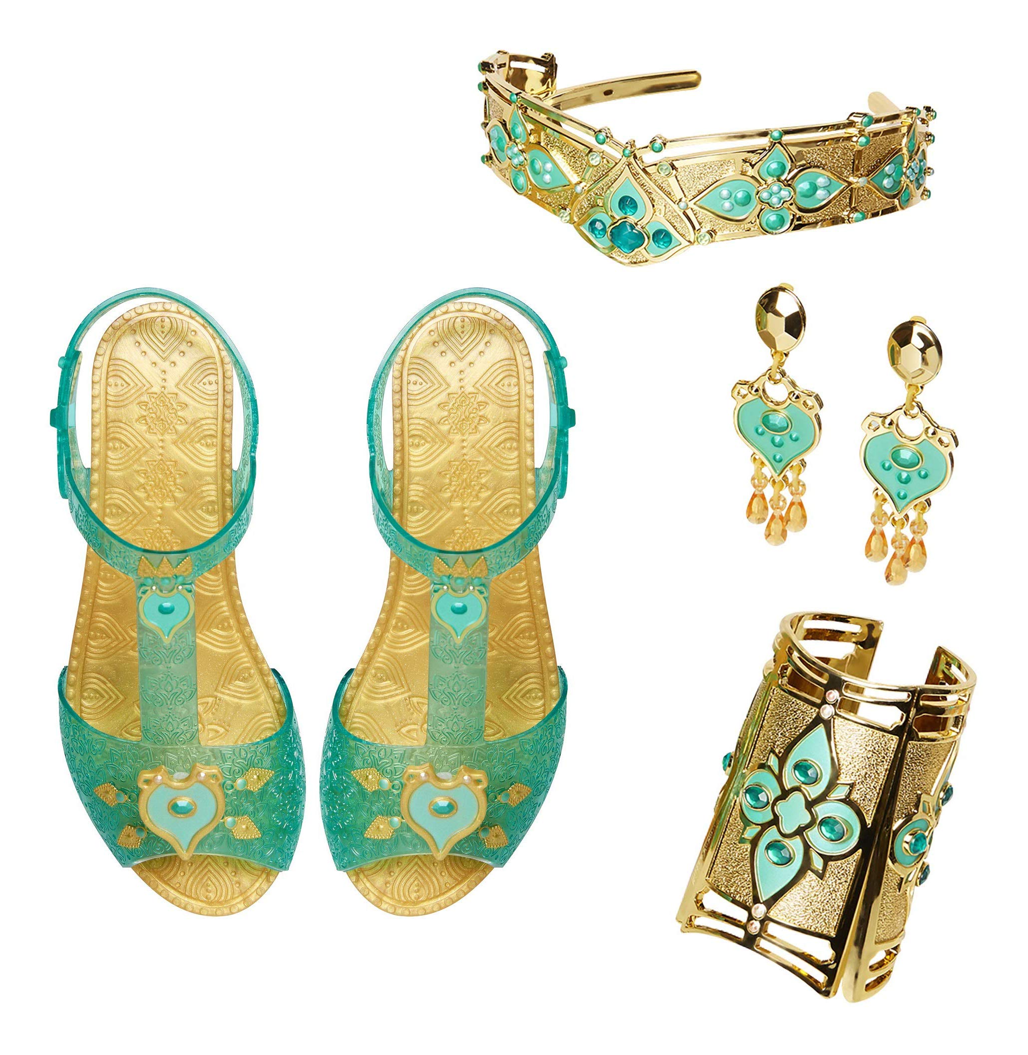 Aladdin Disney Jasmine Deluxe Royal Accessory Set, Includes Shoes