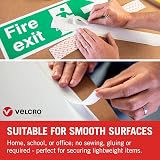 VELCRO Brand Stick On Tape 20mm x 2.5m White Cut-To-Length view 6