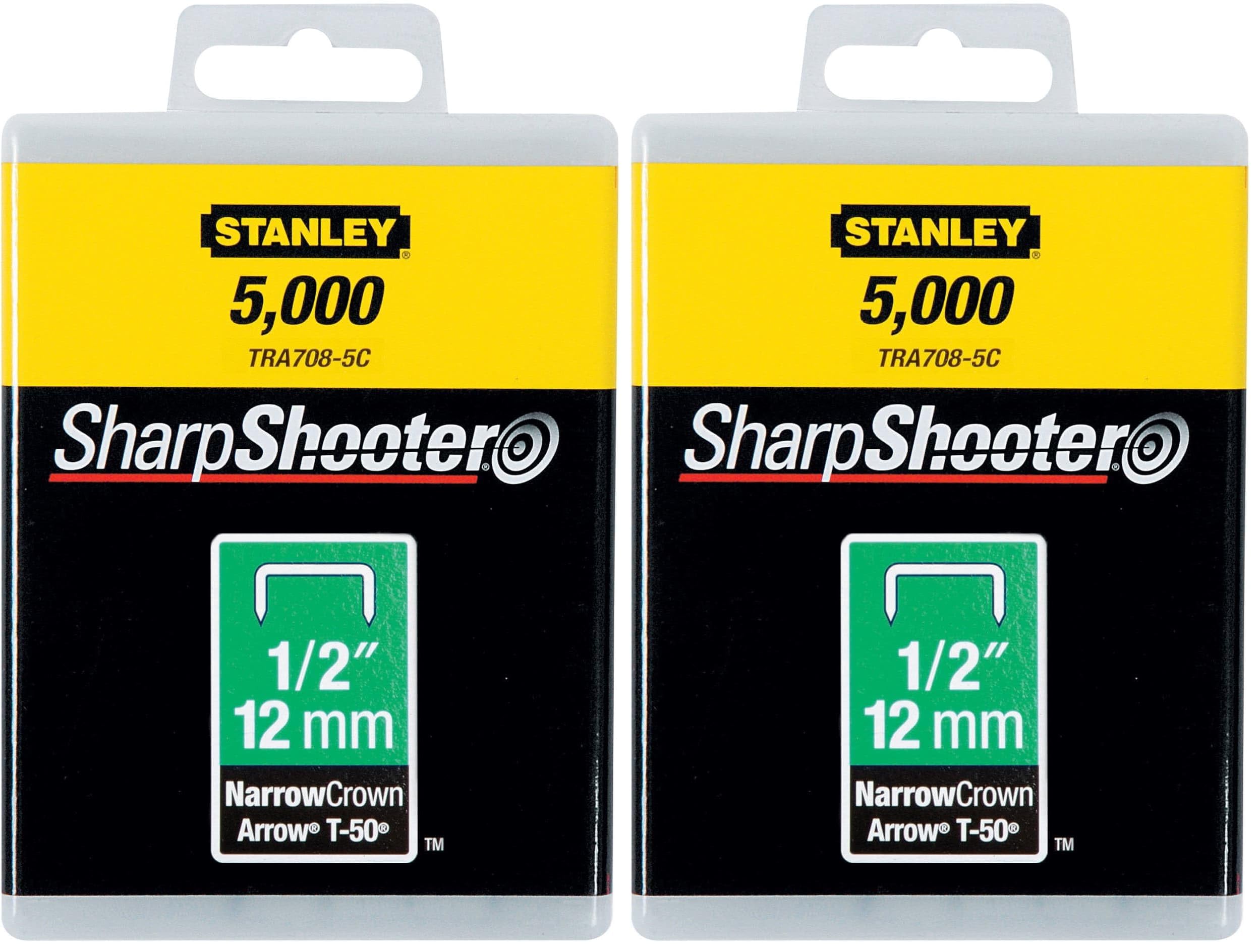 Stanley 1-TRA708T 12mm Heavy-Duty Staple (1000 Pieces) (Pack of 2)