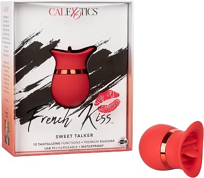 CalExotics French KISS Sweet TALKER Vibrator 12 Functions Rechargeable Discreet