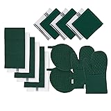 LANE LINEN Dish Towels and Dishcloths Sets - 16 Pc