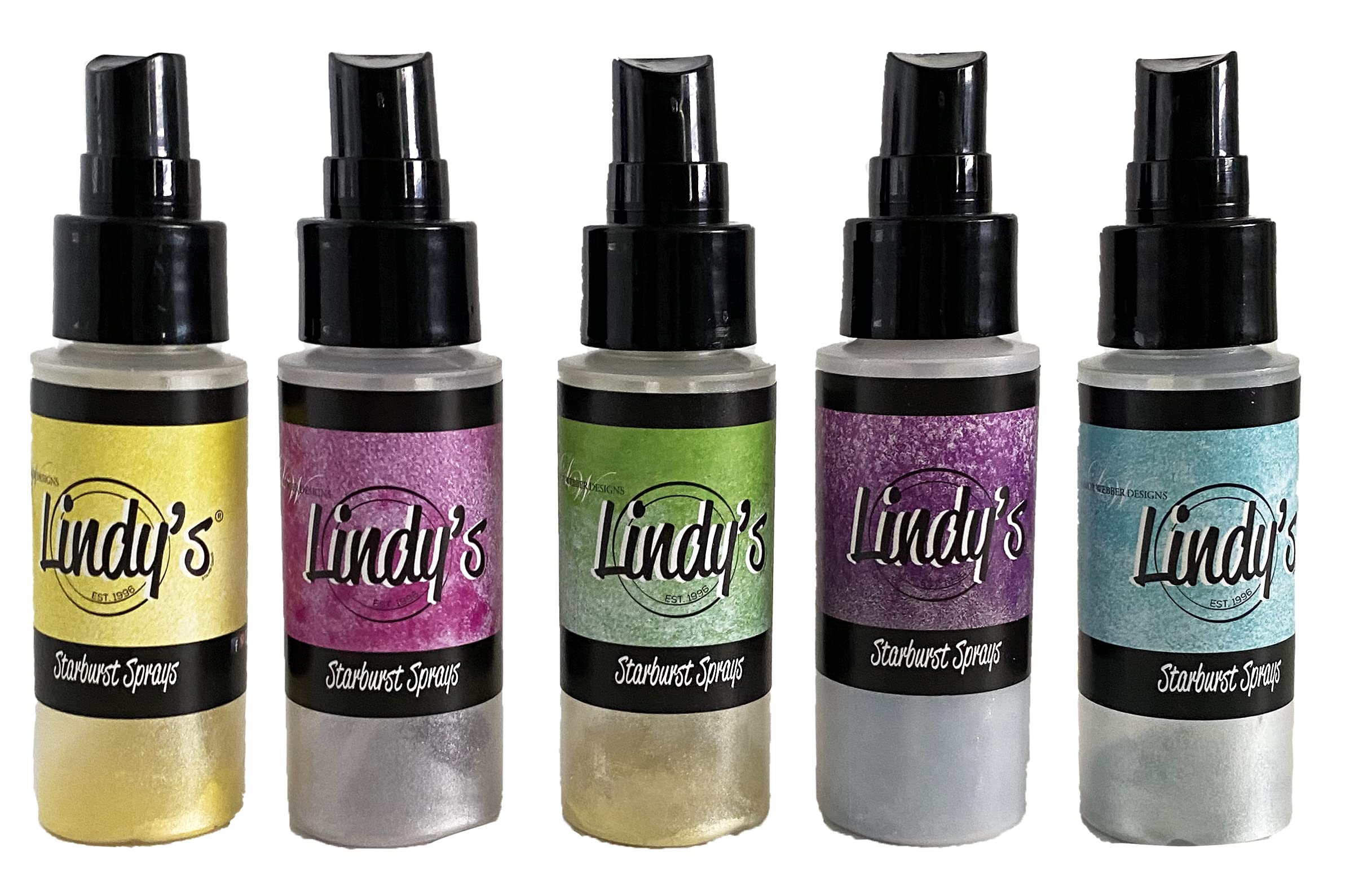 Lindy's Stamp Gang Starburst Sprays 2oz 5/Pkg-Drop Dead Diva, Other, Multicoloured
