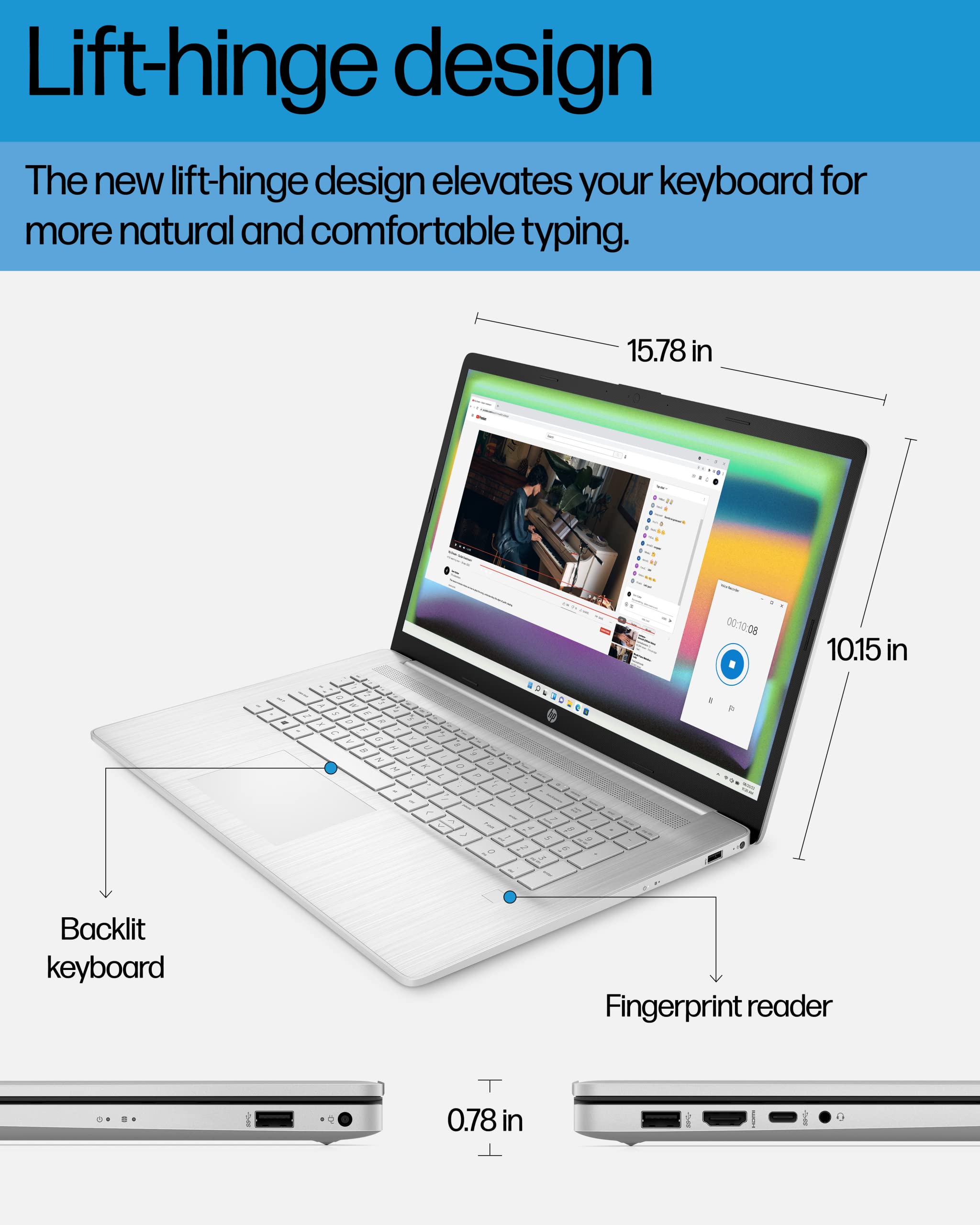 HP 17.3-inch Laptop, 11th Generation Intel Core