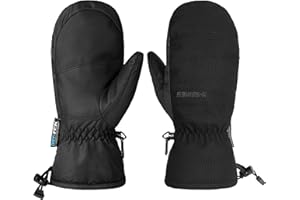 SNOTEK X-Series Unisex Winter Ski Mittens with DryTek (L (Men: M/L/Women: L/XL), ST230X)