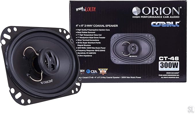 4x6 coaxial speakers