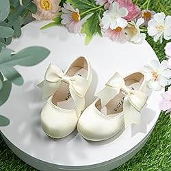 Felix & Flora Toddler Girl Satin Light Gold