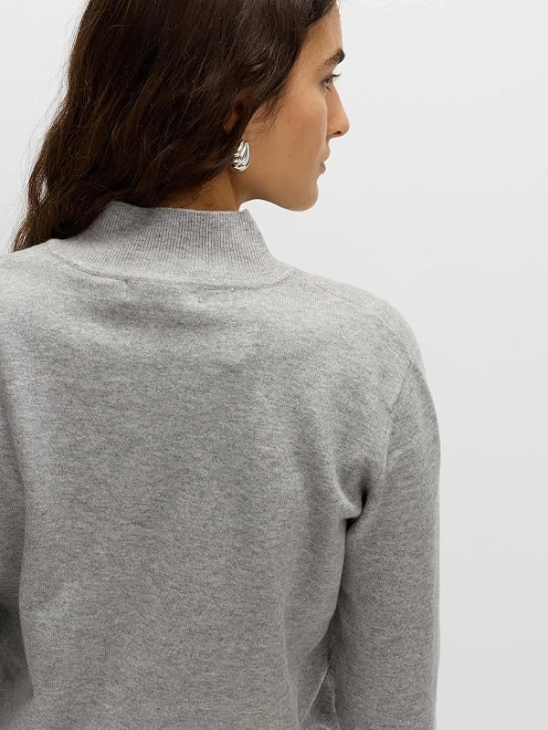 Jersey con Cuello Chimenea con Eslogan Mujeres XS