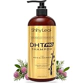 Shiny Leaf DHT Pro Shampoo with Procapil &amp; Capixyl for Thinning Hair, 16 oz | Advanced anti thinning shampoo with Procapil, Capixyl and DHT blockers. Revitalizes scalp, stimulates follicles. Made in USA