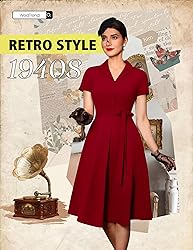 Wedtrend Red Formal, 50's Vintage Style for