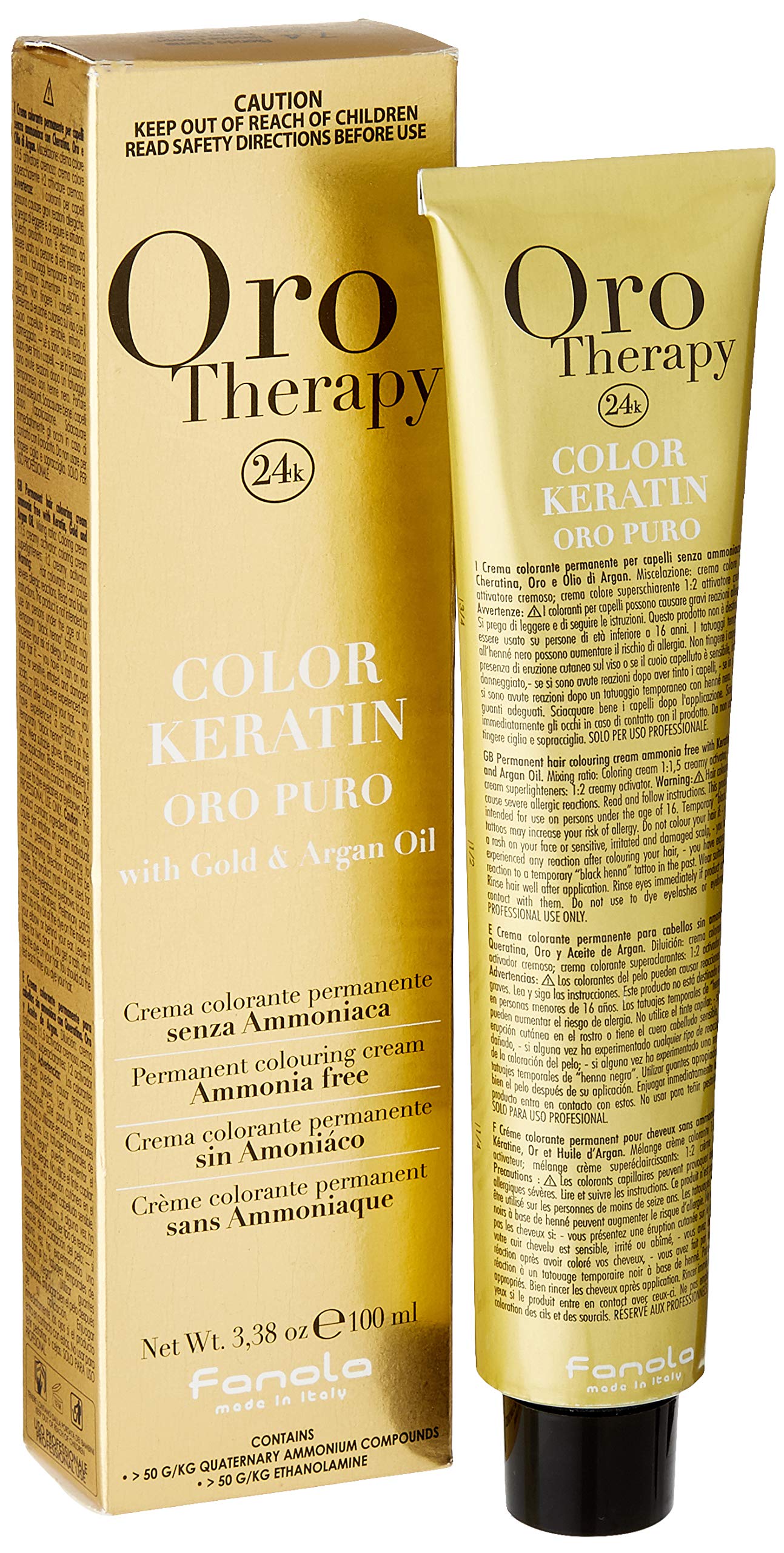 Fanola Oro Therapy Color Keratin Puro