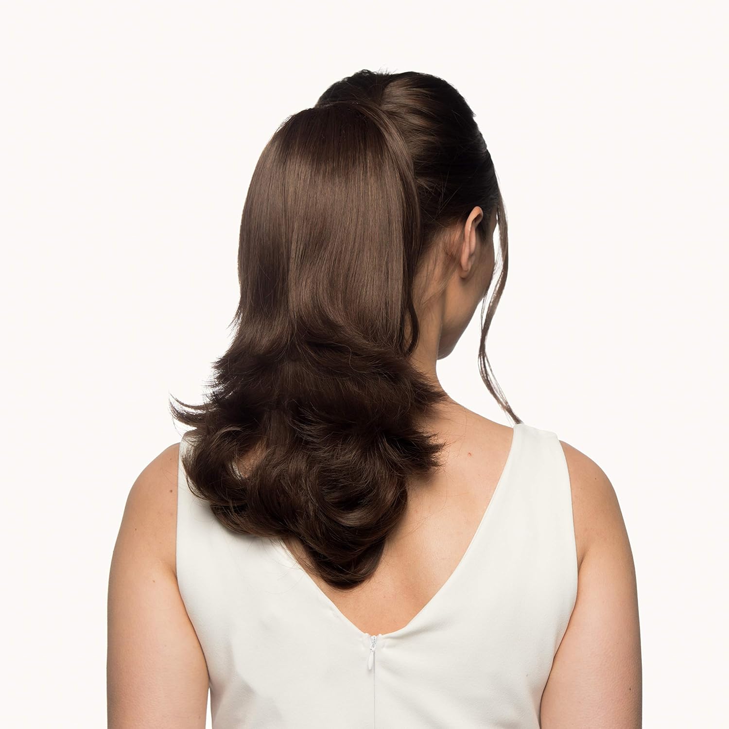 Stranded International Fibre Medium Flicky Ponytail Clip on, #18/22 Iris, 16 inch - Image 3
