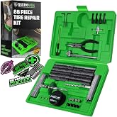 Rhino USA Tire Repair Kit (86-Piece) Professional Heavy Duty Tire Plug Kit to Fix Punctures & Patch Flats with Ease - Ultimat