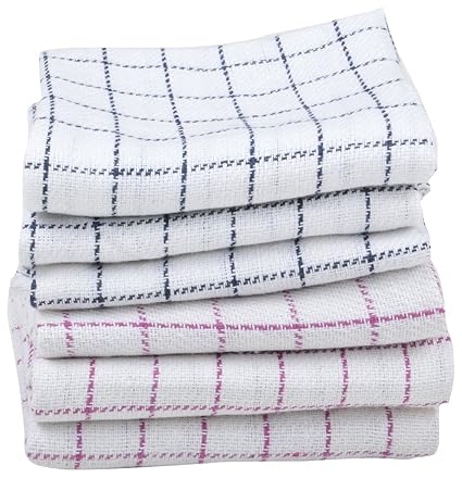 HSR Collection Cotton Kitchen Napkins, Multicolour (Set of 6)