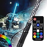 True Mods 3ft Spiral RGB LED Whip Light for UTV ATV