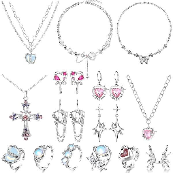アクセサリー CDL Moon Stone Misanga Set Buy Sun and Moon Ring with Crystal Stone by Leightworks