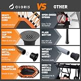 CLORIS 48 Inch Foldable Fitness Trampoline with Adjustable Handle 400/450 lbs view 5