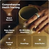 Ultrahuman Ring AIR Space Silver Size 11 Smart Ring Sleep Tracking view 3