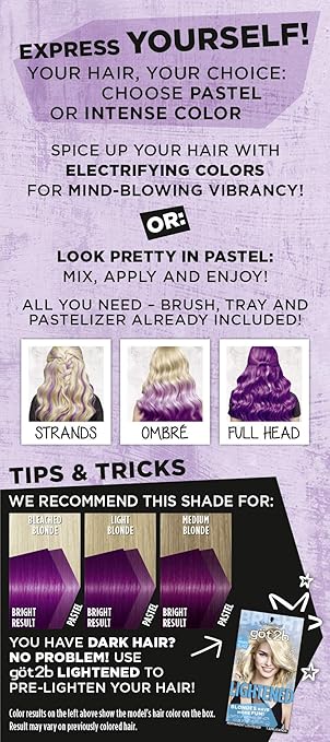 Amazon Com Got2b Creative Semi Permanent Hair Color 095