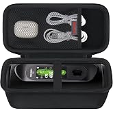 Elonbo Carrying Case for MiLESEEY GeneSonic Pro Golf GPS Speaker, Black | Golf GPS Speaker and Handheld GPS Rangefinder Hard Travel Bag, with Mesh Pocket Handle Double Zipper, for Protective Storage